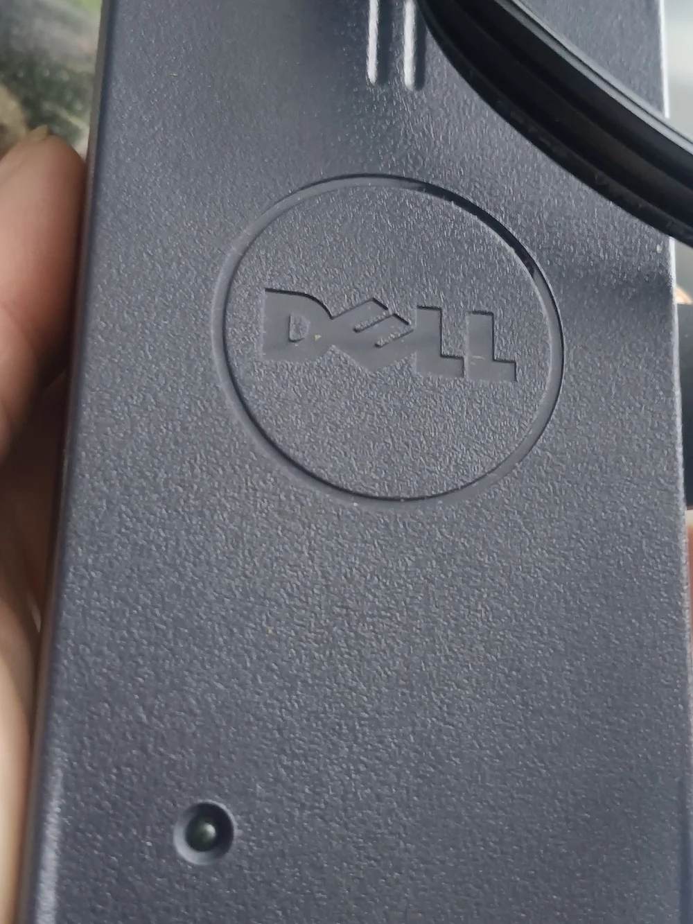 Dell Black Textured Power Adapter with Embossed Logo